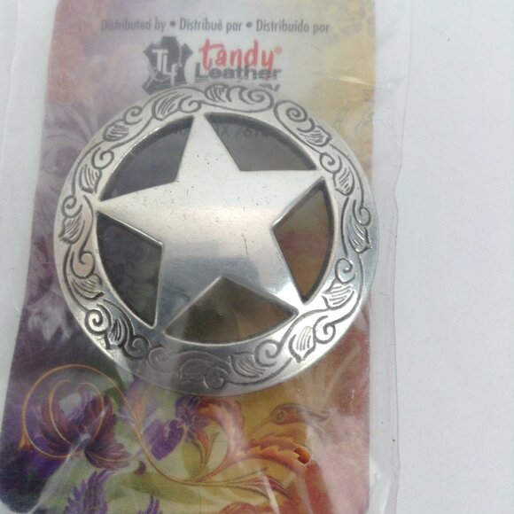 Lot of 13 Tandy Leather Factory Concho Angel Fire Tribal Texas Star Mesa Yucca - Picture 9 of 16